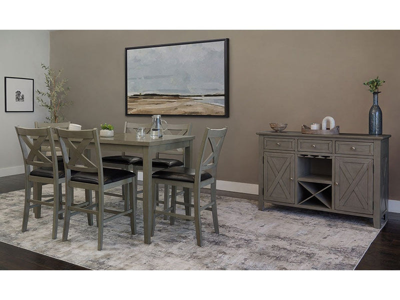 Theodore 8-pc Counter Dining Set with Server