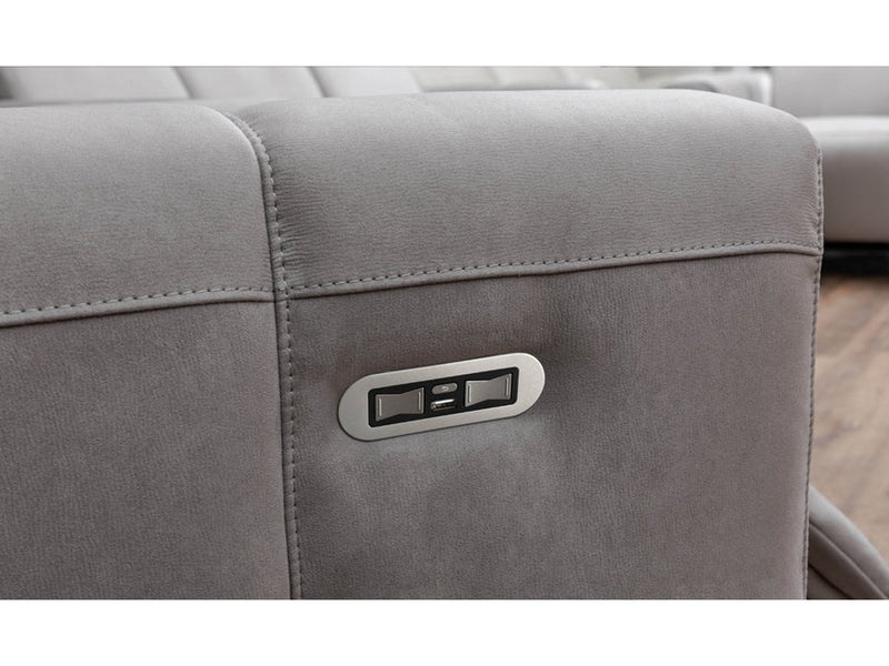 Treyton Fabric Power Recliner with Power Headrest