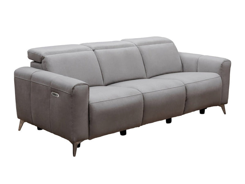 Treyton Fabric Power Reclining Sofa with Power Headrests
