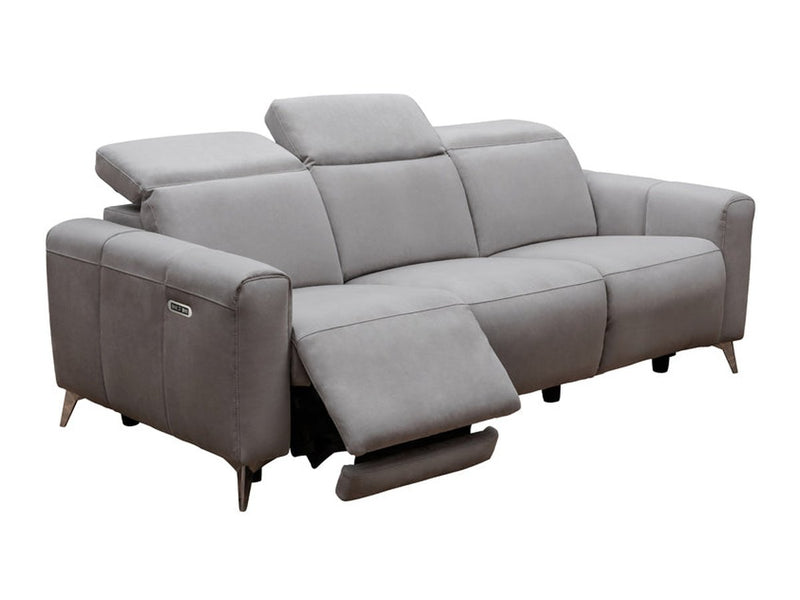 Treyton Fabric Power Reclining Sofa with Power Headrests