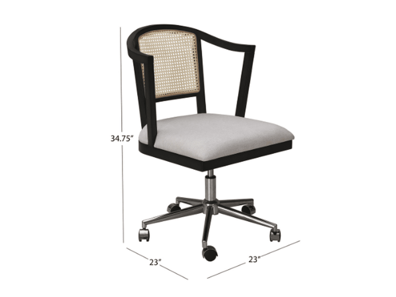 Archer 2-Toned Cane Office Chair