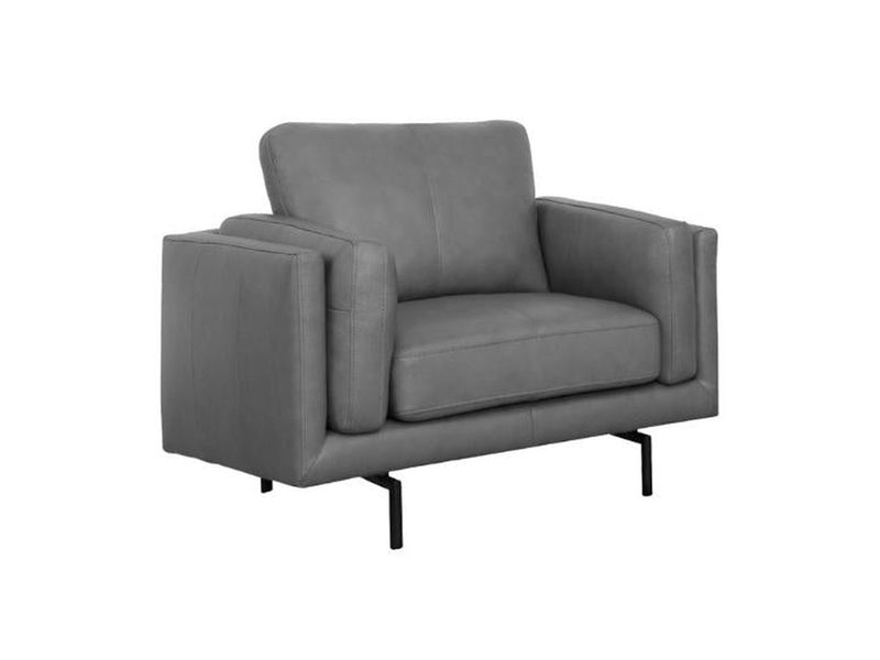 Asher Top-Grain Leather Chair