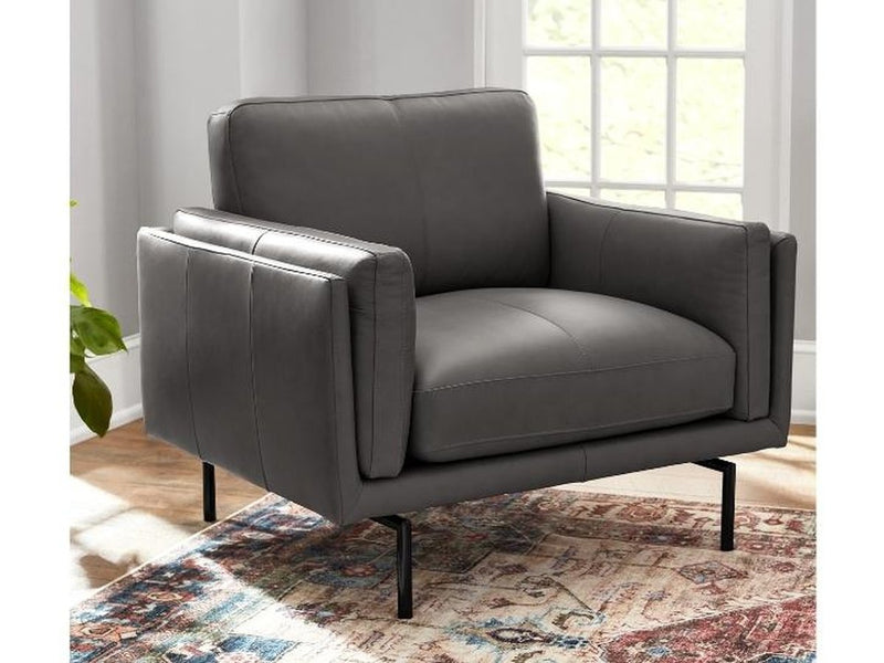 Asher Top-Grain Leather Chair