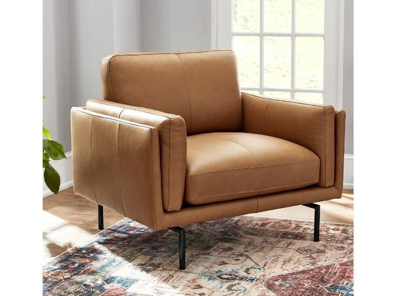 Asher Top-Grain Leather Chair