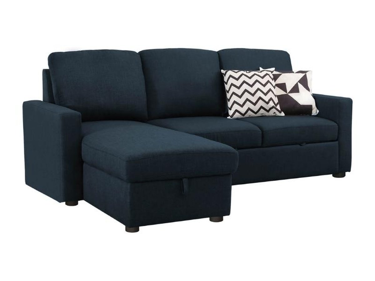 Newton Reversible Storage Sofa Bed Sectional - Navy