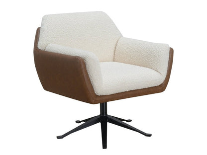 Ace Swivel Chair - Brown