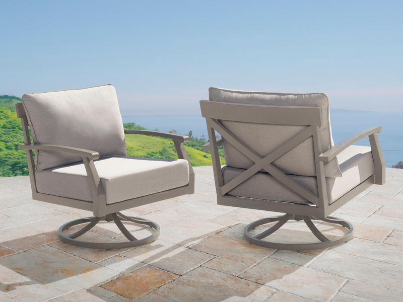 Marilla Swivel Chair (Set of 2)