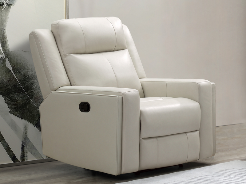 Top grain leather 2025 rocker recliner