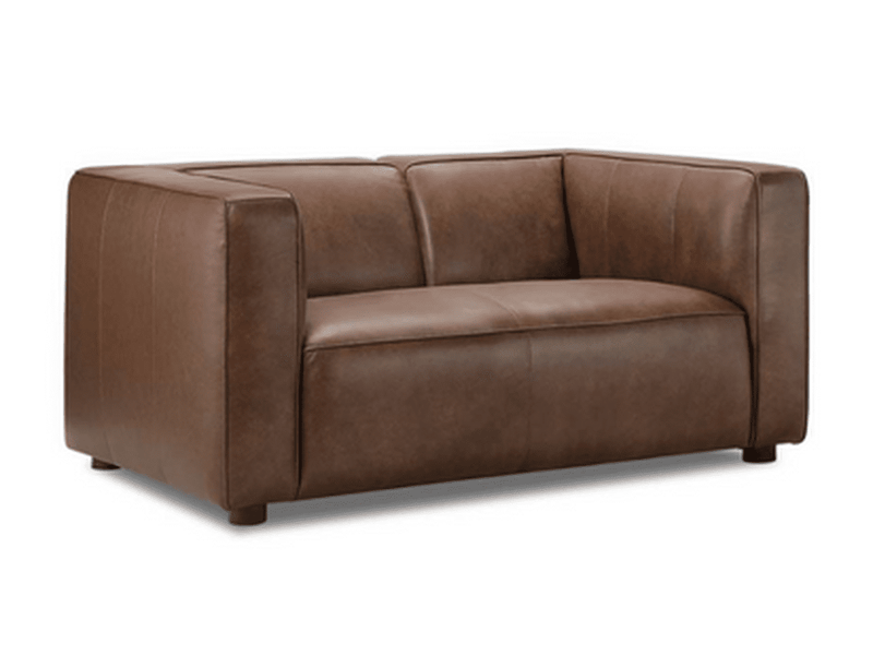 Brady Leather Loveseat