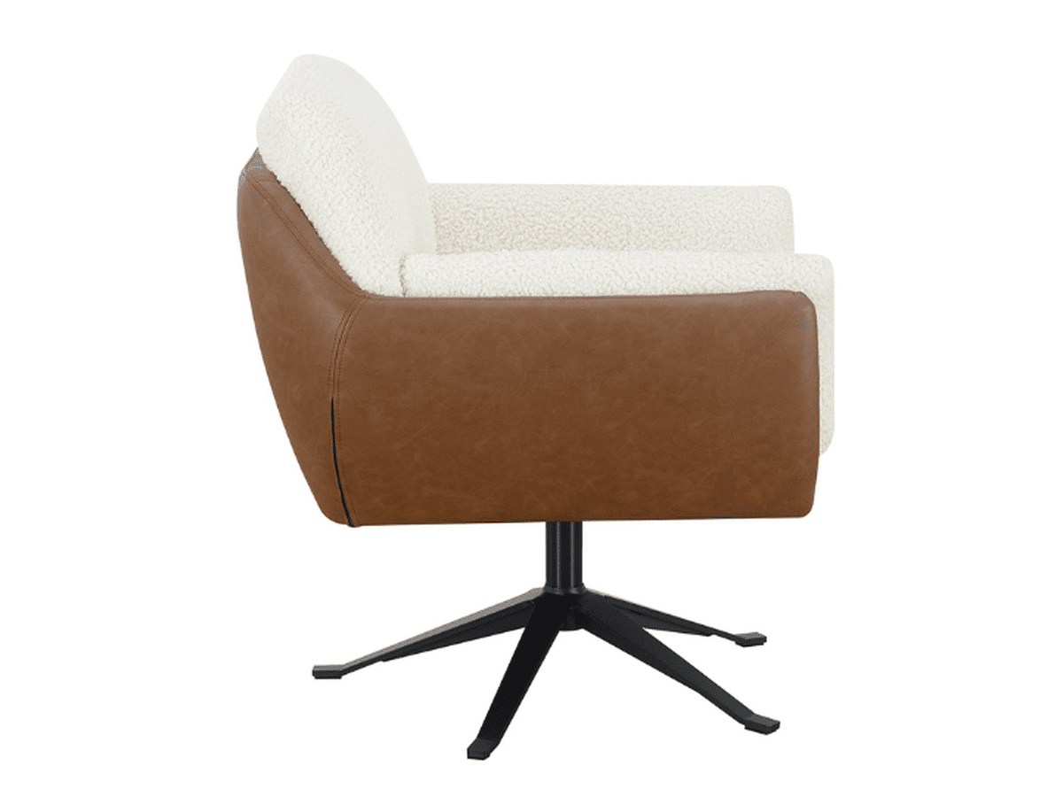 Ace Swivel Chair - Brown