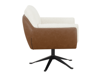 Ace Swivel Chair - Brown