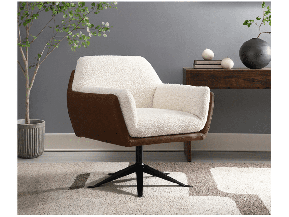 Ace Swivel Chair - Brown