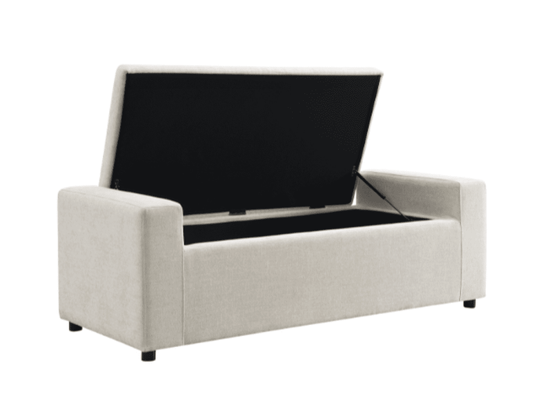 Harlow Channel Bed with Storage Ottoman
