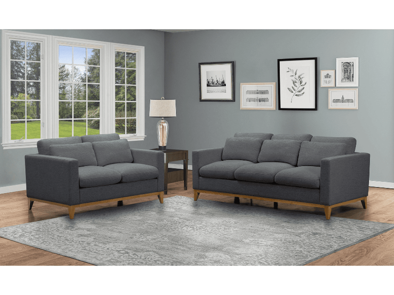 Violetta 2-pc Fabric Seating Set