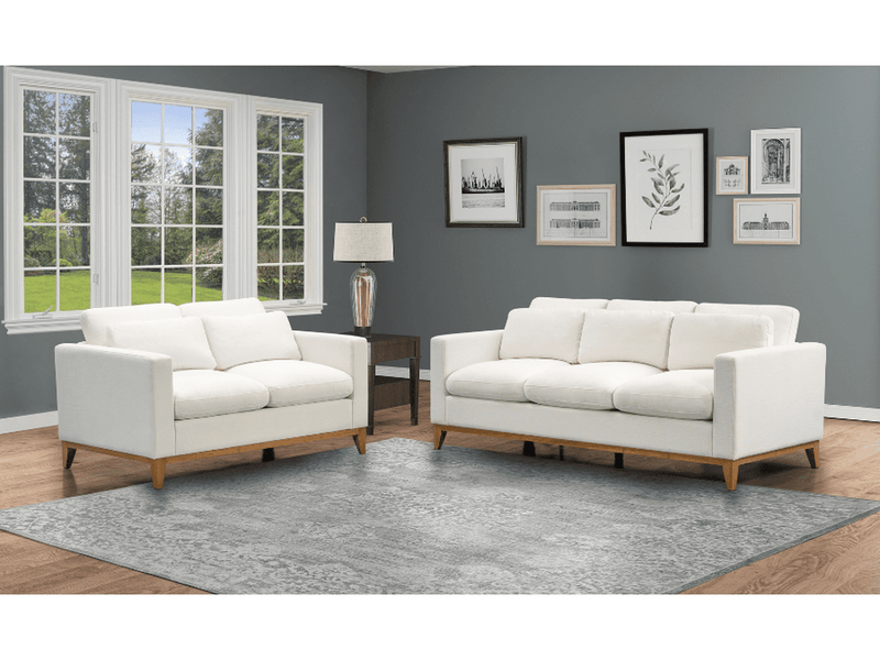 Violetta 2-pc Fabric Seating Set