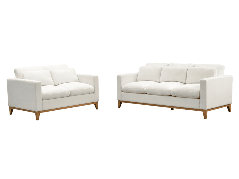 Violetta 2-pc Fabric Seating Set