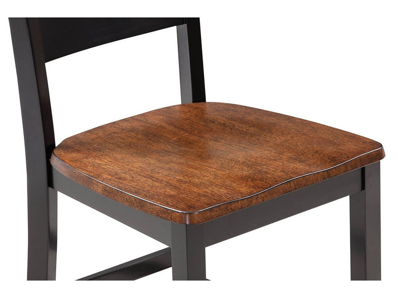 Walden Wood Counter Height Stool (Set of 4), Light Brown Default Title