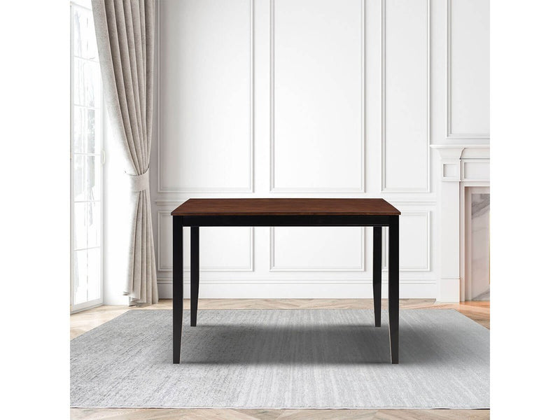 Walden Wood Counter Height Table, Light Brown Default Title