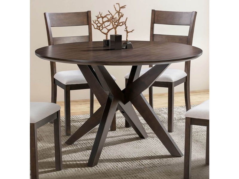 Melania Round Dining Table, Espresso Default Title