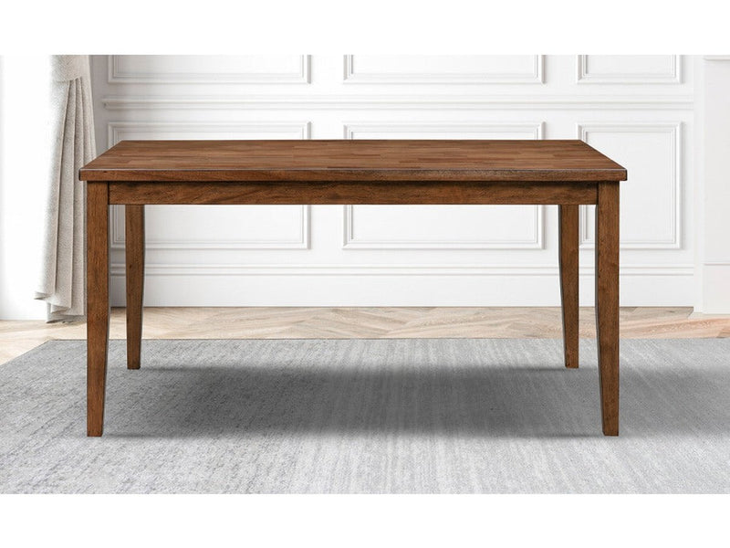 Russell Wood Dining Table, Light Brown Default Title