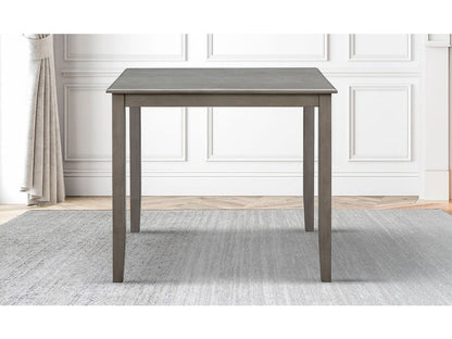 Walker Wood Counter Height Table, Light Grey Default Title