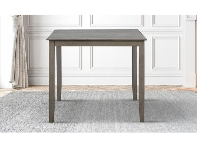 Walker Wood Counter Height Table, Light Grey Default Title