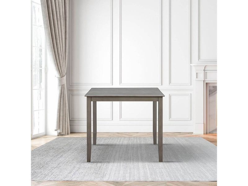 Walker Wood Counter Height Table, Light Grey Default Title