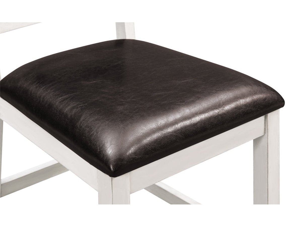 Walker 5-pc Wood Counter Height Dining Set - White