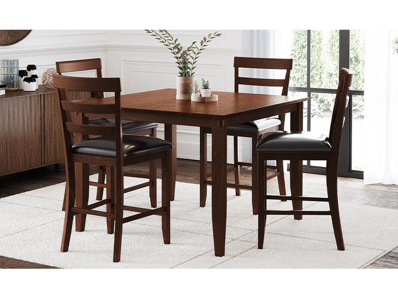 Damian Counter Height 5-piece Dining Set Default Title