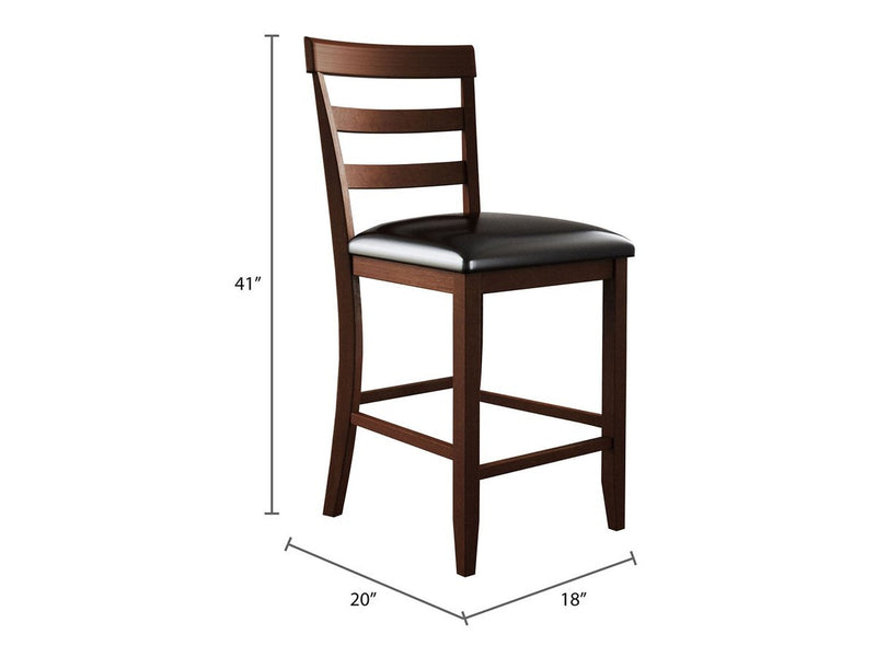 Damian Counter Height 5-piece Dining Set Default Title