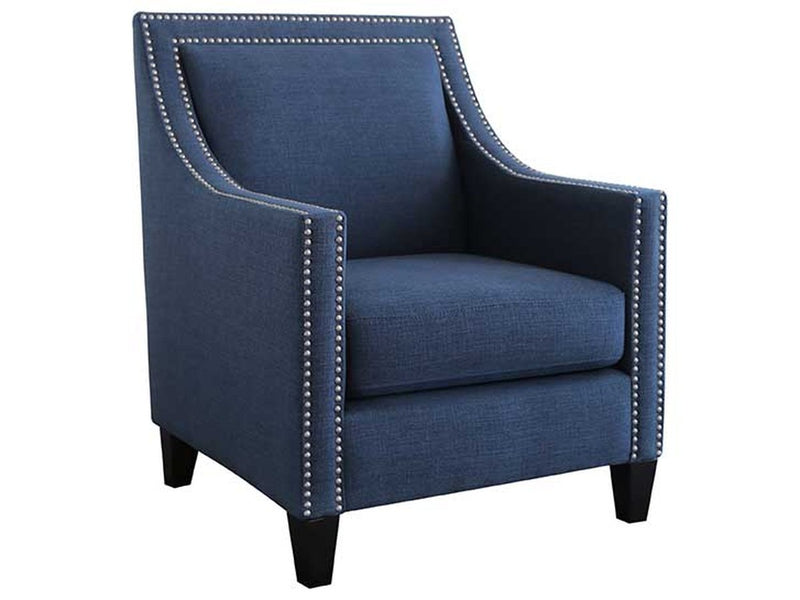 Adrienne Accent Chair, Blue Default Title