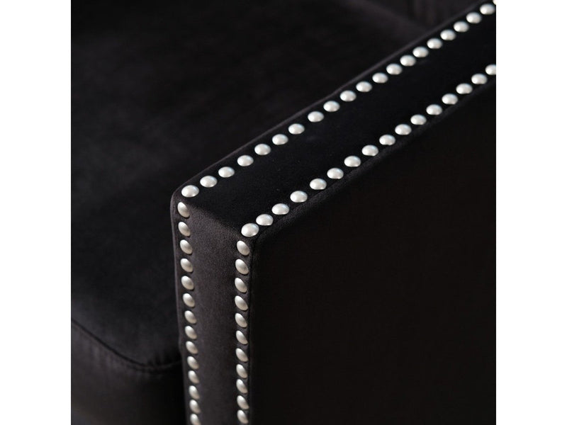 Valentina Accent Chair, Black Default Title