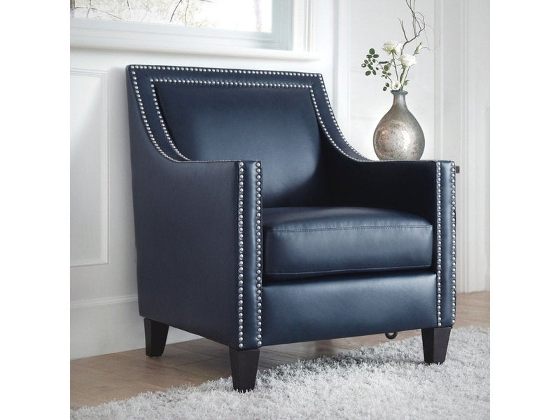 Kennedy Leather Armchair, Navy Default Title