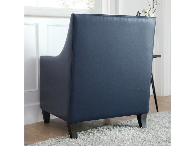 Kennedy Leather Armchair, Navy Default Title