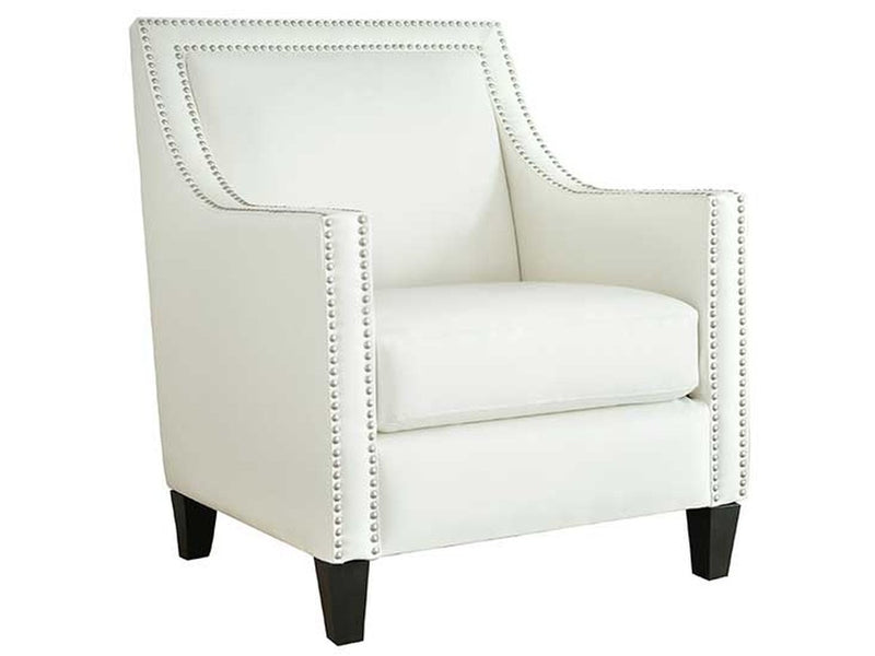 Kennedy Leather Armchair, White Default Title