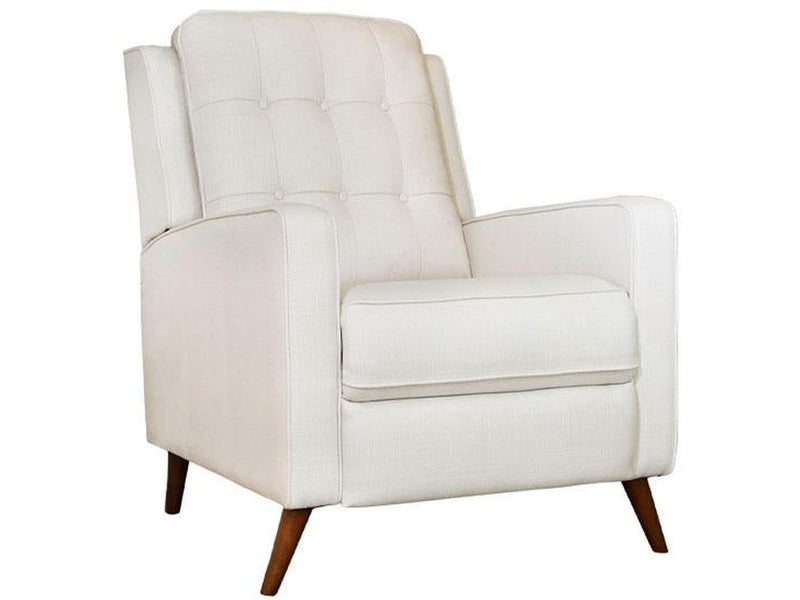 Indio Fabric Pushback Recliner, Ivory Default Title