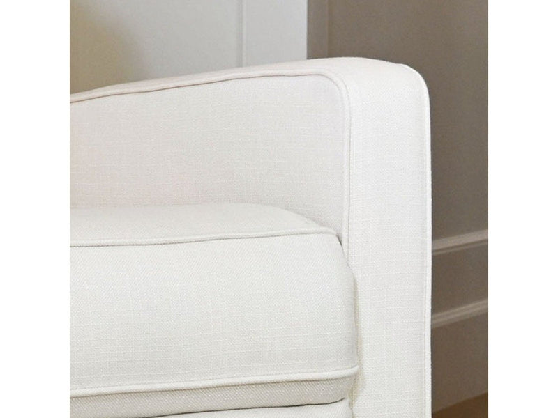 Indio Fabric Pushback Recliner, Ivory Default Title