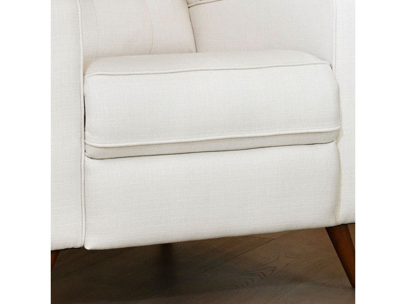 Indio Fabric Pushback Recliner, Ivory Default Title
