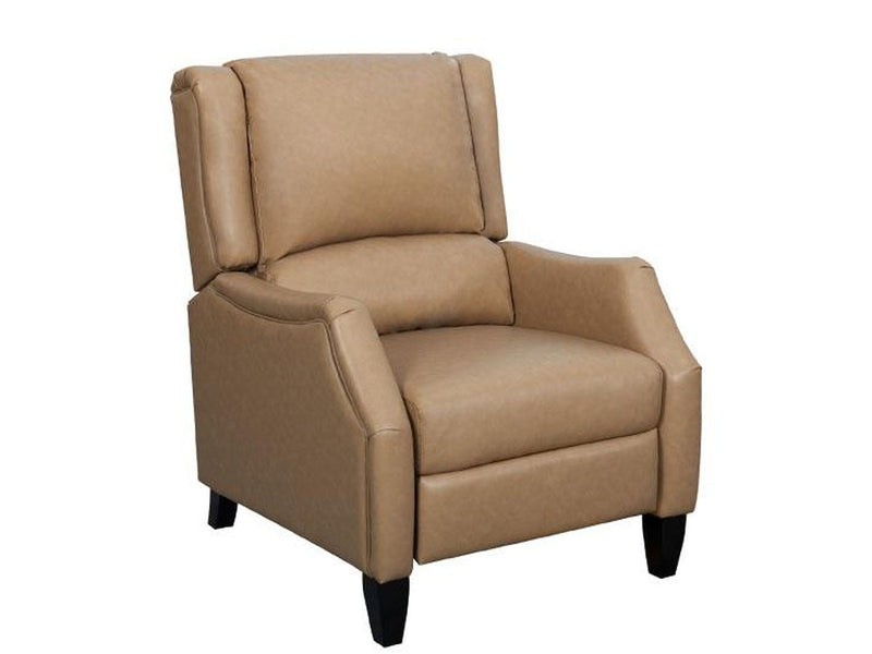 Dixon Faux Leather Pushback Recliner-Camel Default Title