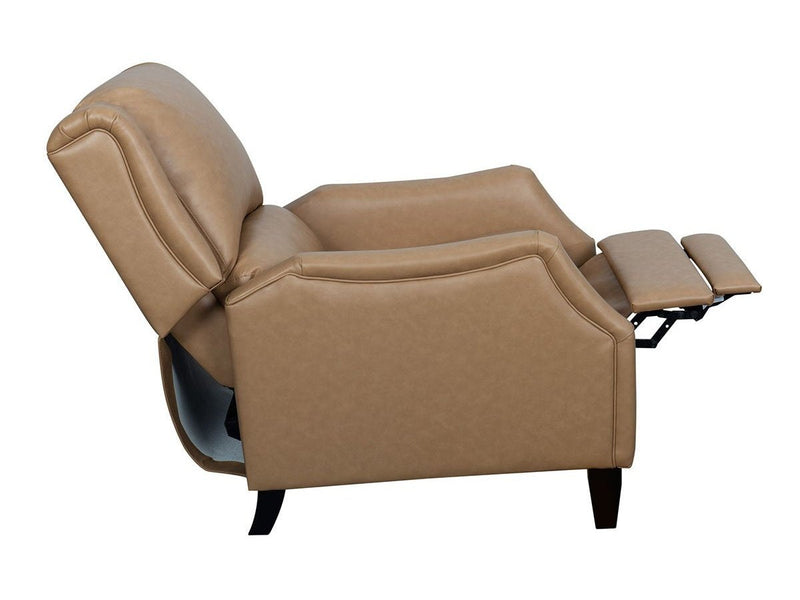 Dixon Faux Leather Pushback Recliner-Camel Default Title