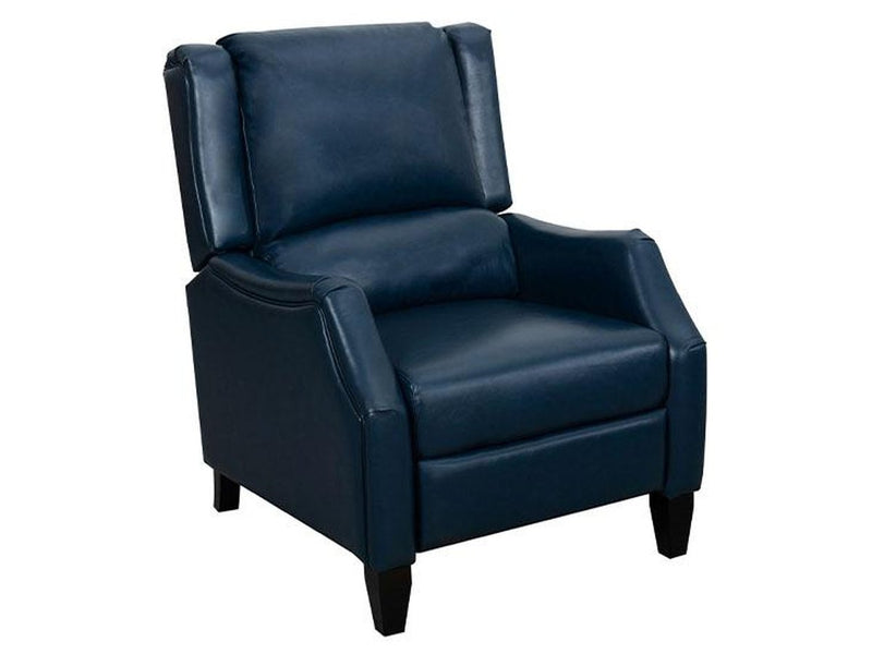 Dixon Faux Leather Pushback Recliner-Blue Default Title