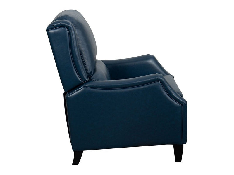 Dixon Faux Leather Pushback Recliner-Blue Default Title