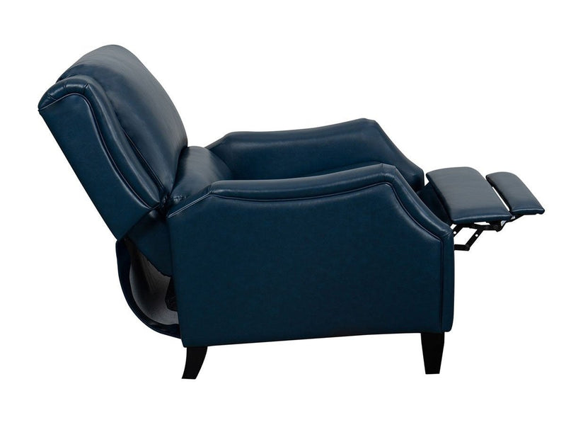 Dixon Faux Leather Pushback Recliner-Blue Default Title