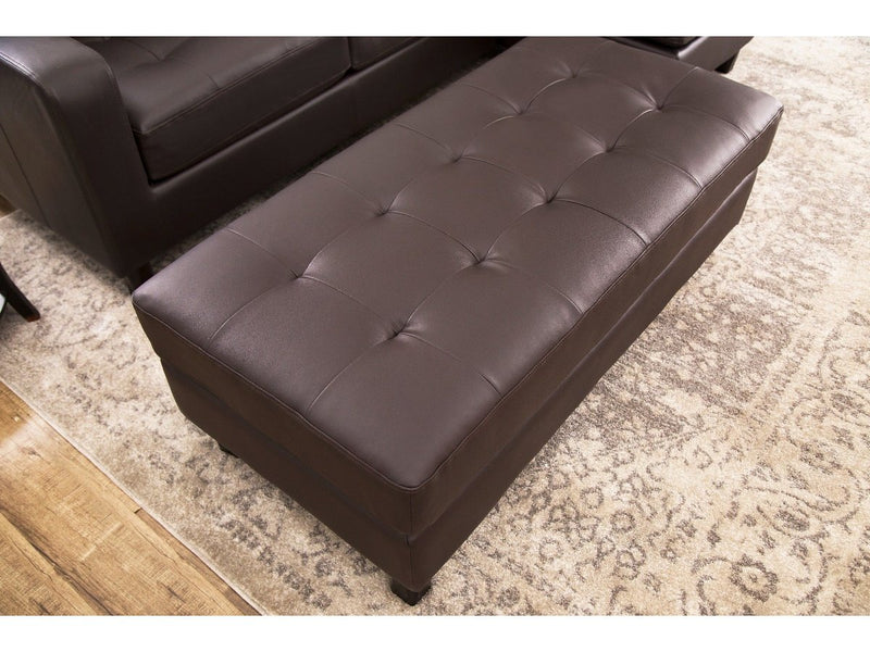 Taylor Leather Ottoman Default Title