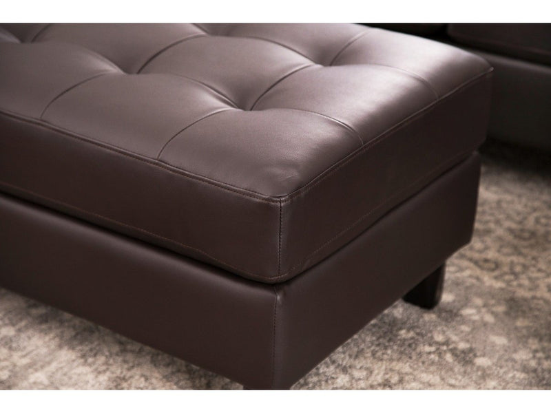 Taylor Leather Ottoman Default Title