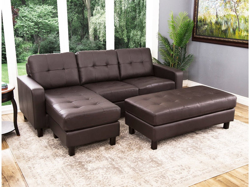 Taylor Leather Ottoman Default Title