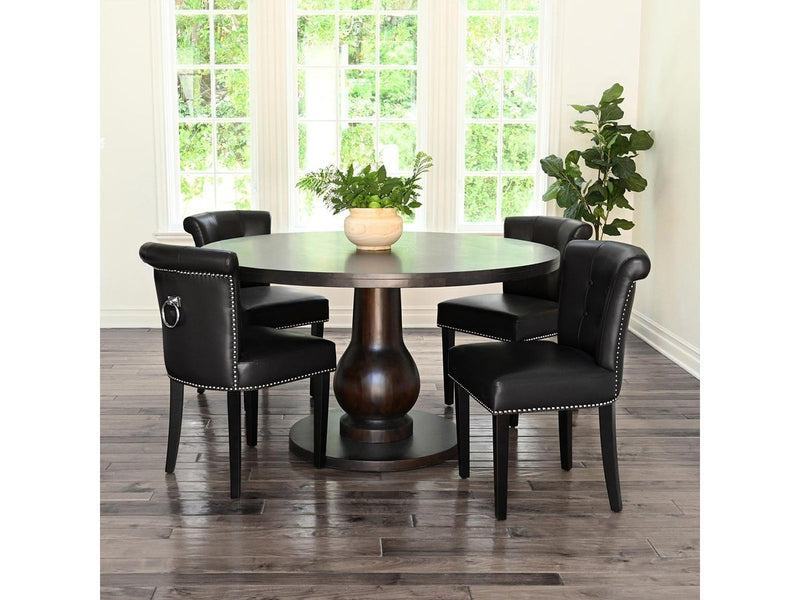 Opheim Faux Leather Dining Chair Set of 2