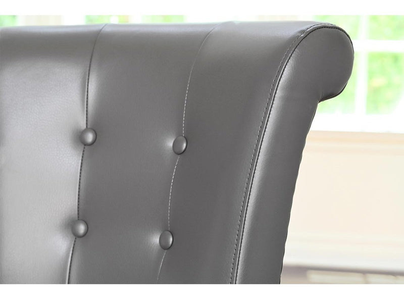 Opheim Faux Leather Dining Chair Set of 2