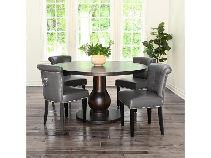 Opheim Faux Leather Dining Chair Set of 2