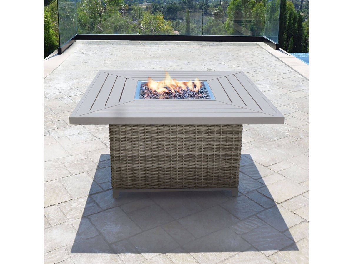 Corbin 5 pc Outdoor Fire Chat Set Abbyson